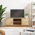 Miniatyrbillede 11 af 11: vidaXL tv-bord 102x30x37,5 cm konstrueret træ sonoma-eg
