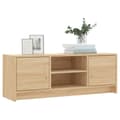 Miniatyrbillede 2 af 11: vidaXL tv-bord 102x30x37,5 cm konstrueret træ sonoma-eg