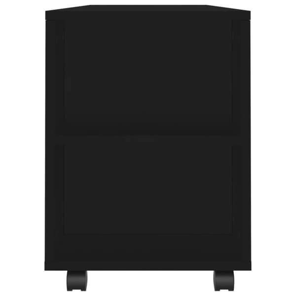 vidaXL TV-taso musta 102x34,5x43 cm tekninen puu