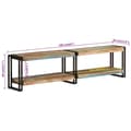 Miniatyrbilde 7 av 7: vidaXL TV-benk 160x30x40 cm gjenvunnet heltre