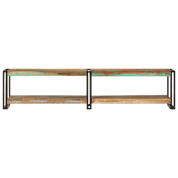 vidaXL Tv-bänk 180x30x40 cm massivt återvunnet trä