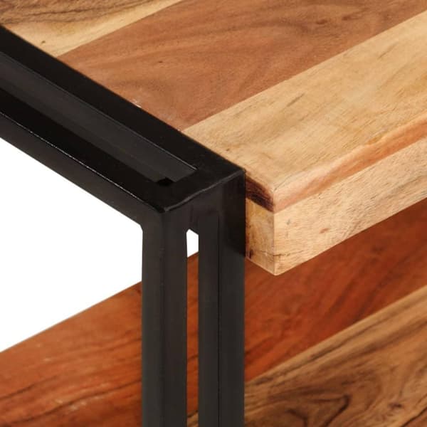 vidaXL TV-benk 140x30x40 cm heltre akasie