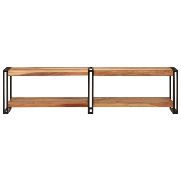vidaXL Tv-bänk 160x30x40 cm massiv akaciaträ