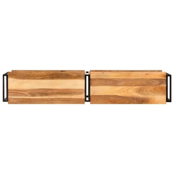 vidaXL tv-bord 160x30x40 cm massivt akacietræ