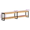 Miniatyrbilde 7 av 7: vidaXL TV-benk 180x30x40 cm heltre mango