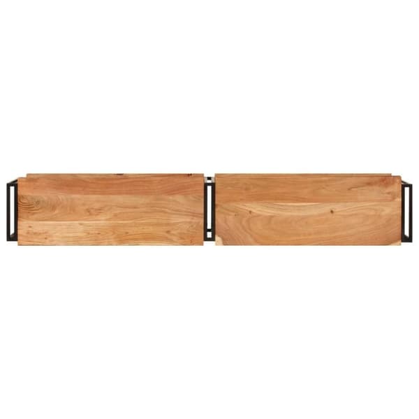 vidaXL tv-bord 180x30x40 cm massivt akacietræ