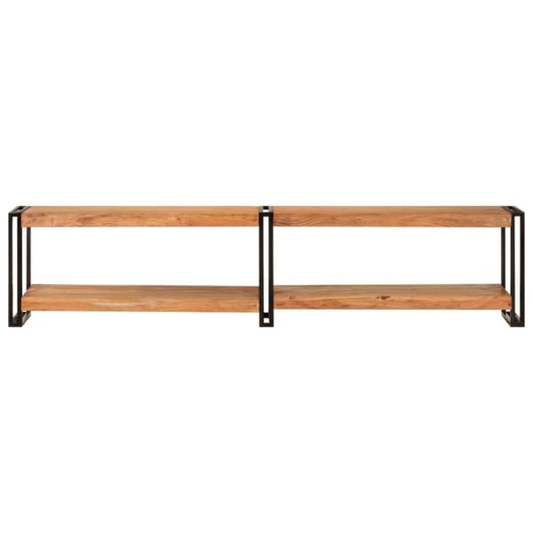 vidaXL tv-bord 180x30x40 cm massivt akacietræ