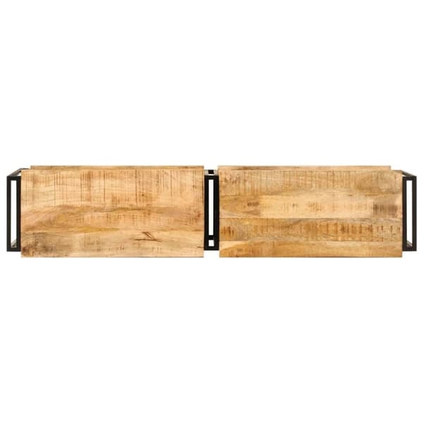 vidaXL TV-benk 140x30x40 cm heltre mango