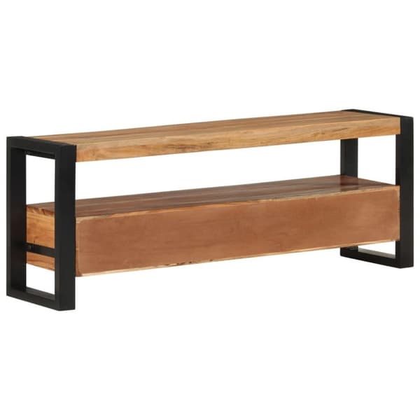 vidaXL TV-benk 120x30x45 cm heltre akasie