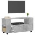 Miniatyrbild 3 av 11: vidaXL Tv-bänk betonggrå 102x34,5x43 cm konstruerat trä