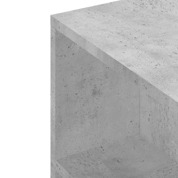 vidaXL Tv-bänk betonggrå 102x34,5x43 cm konstruerat trä