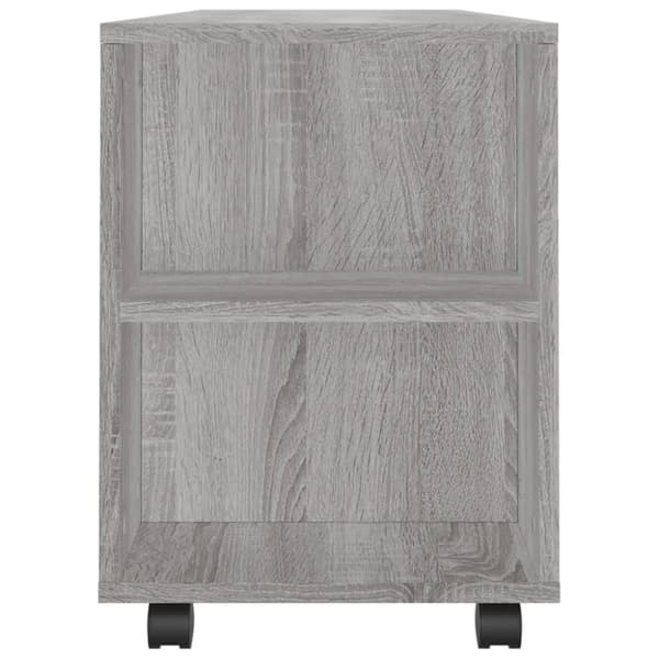 vidaXL TV-benk grå sonoma 102x34,5x43 cm konstruert tre