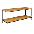 Miniatyrbild 1 av 5: Black Steel TV Stand och Black Wood Top - ALTOBUY - Harald - Industriell - Loft - Rektangulär