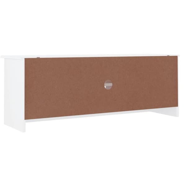 vidaXL TV-benk ALTA hvit 112x35x41 cm heltre furu
