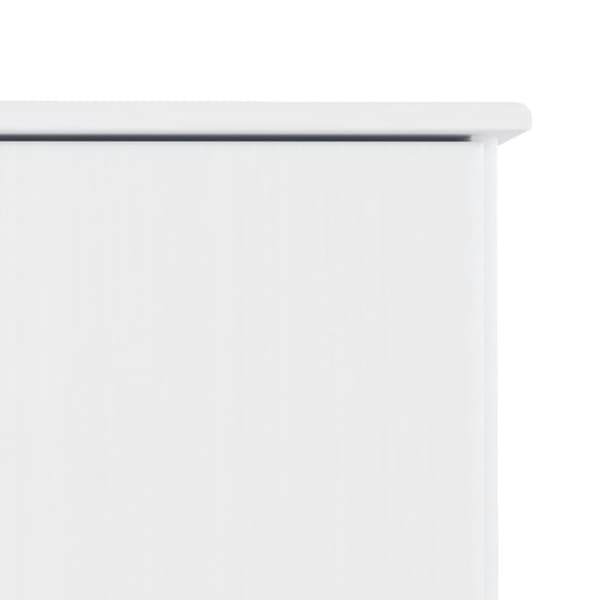 vidaXL TV-benk ALTA hvit 112x35x41 cm heltre furu