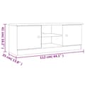 Miniatyrbilde 10 av 10: vidaXL TV-benk ALTA 112x35x41 cm heltre furu