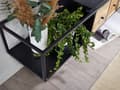 Miniatyrbillede 2 af 7: Rootz lowboard hængende mango massivt træ - metal 150x25x35 cm TV skab sort - Design TV stativ moderne - TV skab væg - TV kommode TV kommode til ophæn