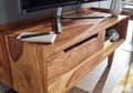 Pikkukuva 2 / 7: Rootz lowboard massiivi sheesham-puuta 95x44x34 cm TV-kaappi liukuovella - Design-TV-kaappi korkea - TV-taso TV-kaappi moderni - TV-kaappi olohuone