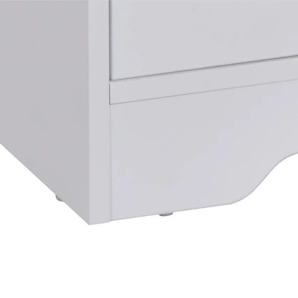 Rootz TV-penkki - TV-taso - Moderni muotoilu - 3 hyllyä ja 2 kaappia - Natural - 105 cm x 40 cm x 52 cm