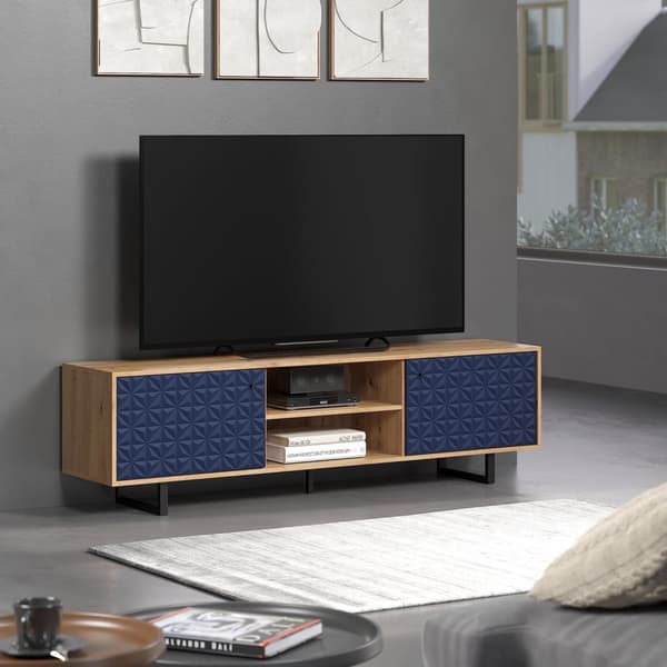 Rootz Door Panels - Door Set - Furniture Fronts - Interior Refresh - Cabinet Enhancer - Dark Blue - 60x36x2cm.