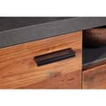 Pikkukuva 4 / 7: Rootz TV Lowboard - Media Console - Entertainment Stand - Television Cabinet - TV Bench - Media Stand - Dark Brown & Grey - 180x66x47 cm