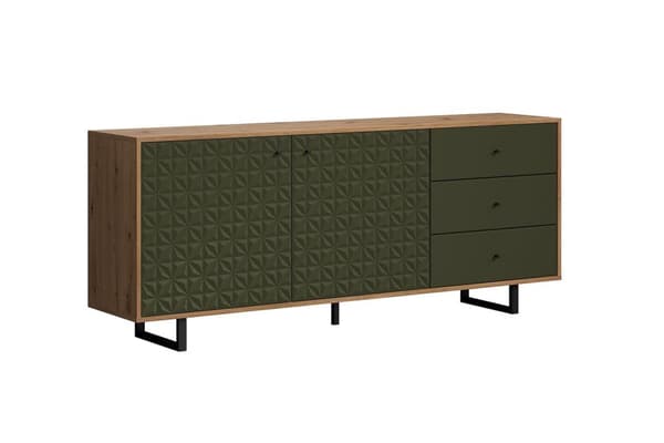 Rootz Door Panels - Door Collection - Cabinet Facade - Sideboard Upgrade - Furniture Fronts - Cupboard Doors - Room Refresher - Dark Green - 60x60x2cm