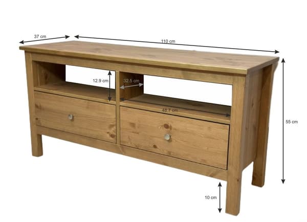 Vesa TV-STÄLL (Brown) 110x37 H55