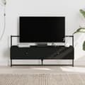 Pikkukuva 10 / 10: vidaXL TV-kaappi seinälle musta 100,5x30x51 cm tekninen puu