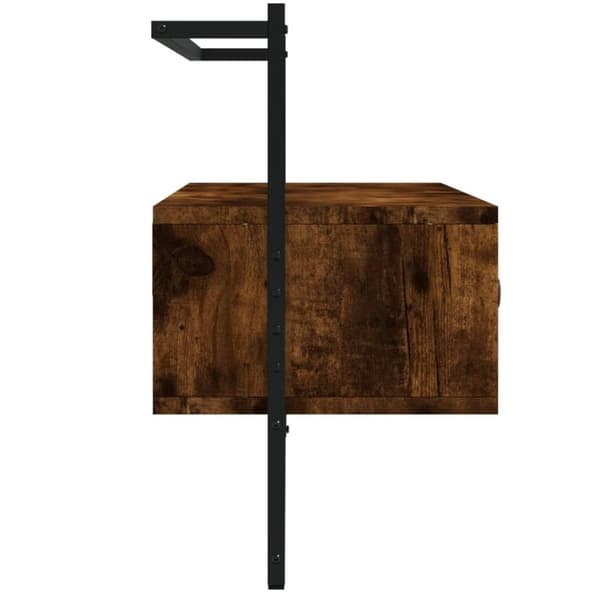 vidaXL TV-kaappi seinälle savutammi 100,5x30x51 cm tekninen puu