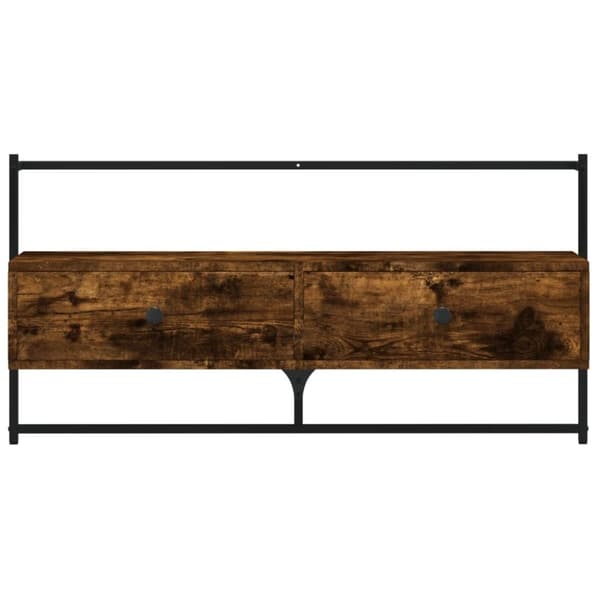 vidaXL TV-kaappi seinälle savutammi 100,5x30x51 cm tekninen puu