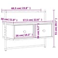 Pikkukuva 8 / 9: vidaXL TV-kaappi seinälle Sonoma-tammi 60,5x30x51 cm tekninen puu