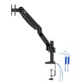 Miniatyrbild 1 av 3: AOC Double Arm AD110DX - Justerbar gasarm för 2 skärmar upp till 27 tum (max 9 kg per arm) med integrerad USB-hubb