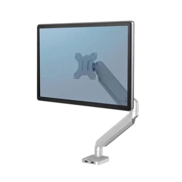 Skärmställ - FELLOWES - Platinum Series - Enkelt - Grå - Ergonomisk