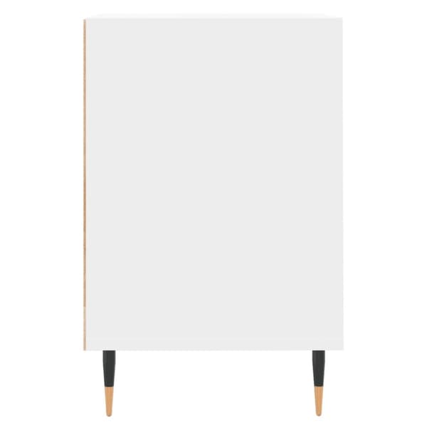 vidaXL Tv-bänk vit 100x35x55 cm konstruerat trä