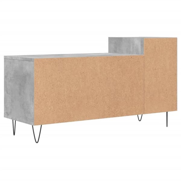 vidaXL TV-taso betoninharmaa 100x35x55 cm tekninen puu