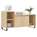 Pikkukuva 3 / 11: vidaXL TV-taso Sonoma-tammi 100x35x55 cm tekninen puu