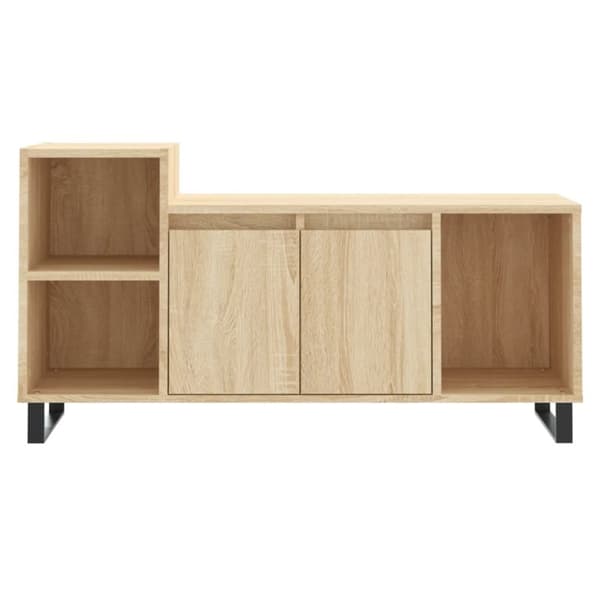 vidaXL TV-taso Sonoma-tammi 100x35x55 cm tekninen puu