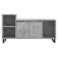 Miniatyrbilde 5 av 11: vidaXL TV-benk betonggrå 100x35x55 cm konstruert tre