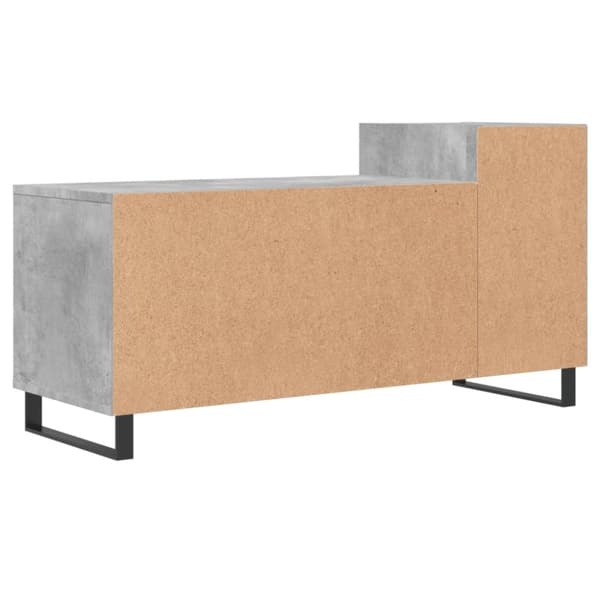 vidaXL TV-benk betonggrå 100x35x55 cm konstruert tre
