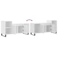 Miniatyrbilde 9 av 11: vidaXL TV-benk hvit 100x35x55 cm konstruert tre