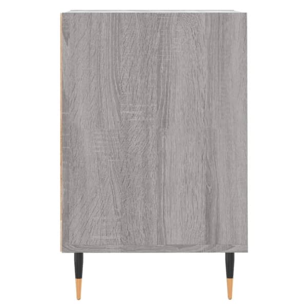 vidaXL TV-benk grå sonoma 100x35x55 cm konstruert tre