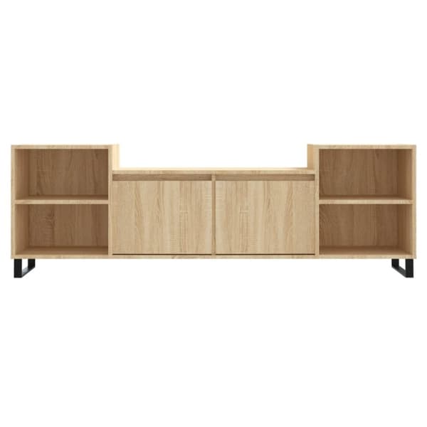 vidaXL Tv-bänk sonoma-ek 160x35x55 cm konstruerat trä