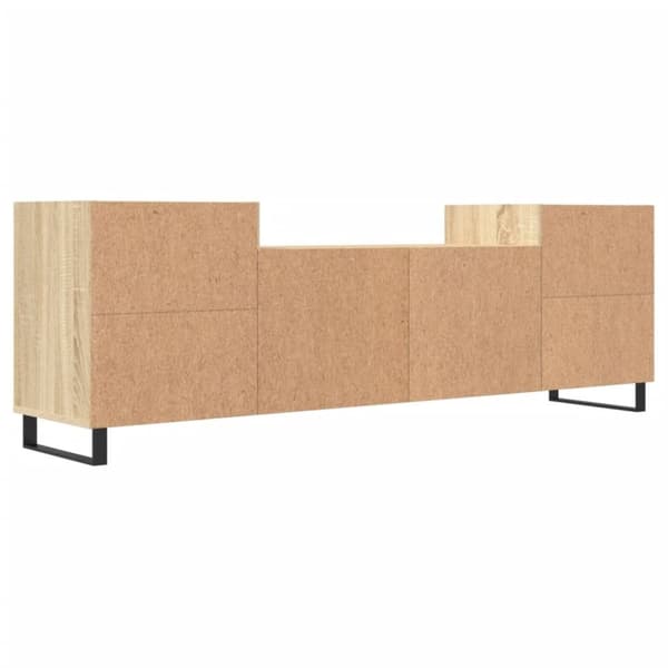 vidaXL Tv-bänk sonoma-ek 160x35x55 cm konstruerat trä