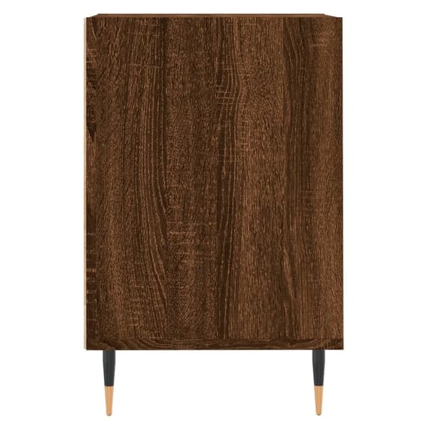vidaXL tv-bord 100x35x55 cm konstrueret træ brun egetræsfarve