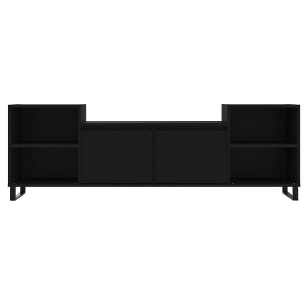 vidaXL TV-skåp svart 160x35x55 cm konstruerat trä