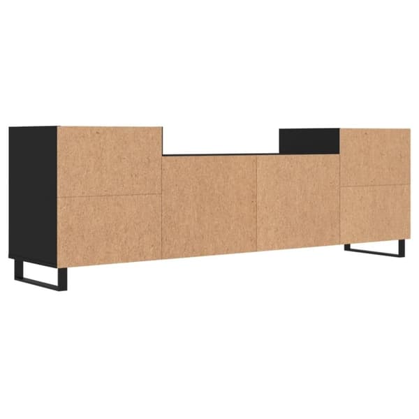 vidaXL TV-skåp svart 160x35x55 cm konstruerat trä