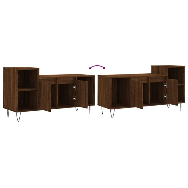 vidaXL TV-benk sonoma eik 100x35x55 cm konstruert tre