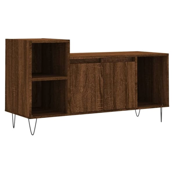 vidaXL TV-benk sonoma eik 100x35x55 cm konstruert tre