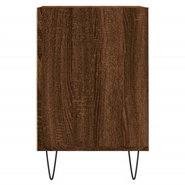 vidaXL tv-bord 160x35x55 cm konstrueret træ brun egetræsfarve