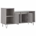 Miniatyrbilde 6 av 11: vidaXL TV-benk grå sonoma 100x35x55 cm konstruert tre